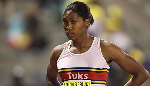 800 m-Weltmeisterin Caster Semenya ist in der laufenden Saison nur Weltranglisten-13.