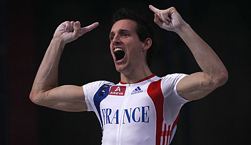 Renaud Lavillenie sprang mit 5,93 Meter eine neue Weltjahresbestleistung in Potsdam