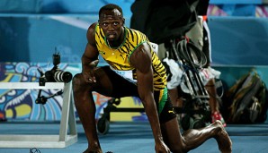 Usain Bolt dominierte zwar das Feld, erreichte aber nicht seine Bestform