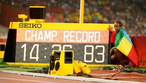 Almaz Ayana war über 5.000 Meter in WM-Rekordzeit nicht zu stoppen
