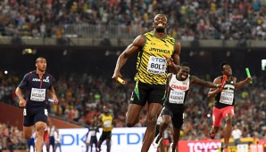 Usain Bolt hat in Peking seine dritte Goldmedaille geholt