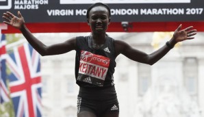 Mary Keitany gewinnt den London-Marathon mit der bisher zweitschnellsten Zeit