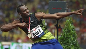 Usain Bolt konnte am Ende feiern - obwohl längst nicht alles rund lief