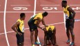 Usain Bolt hat sich in seinem letzten Karriere-Rennen offenbar nur leicht verletzt