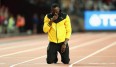 Bei der WM in London verletzte sich Usain Bolt in seinem allerletzten Rennen