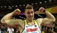 Das Leichtathletik-Meeting in Berlin brachte Johannes Vetter als Sieger der Speerwurf-Konkurrenz hervor