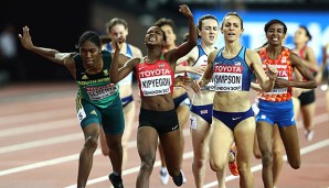 Faith Kipyegon holte nach ihrem Sieg bei Olympia auch WM-Gold