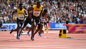 Usain Bolt verletzte sich bei dem Staffelrennen über 100-Meter-Rennen