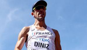 Yohann Diniz gab nach 20 Kilometern auf.