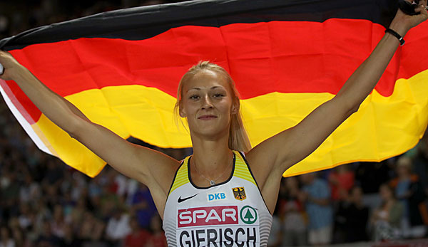 Kristin Gierisch hält den deutschen Rekord im Dreisprung.
