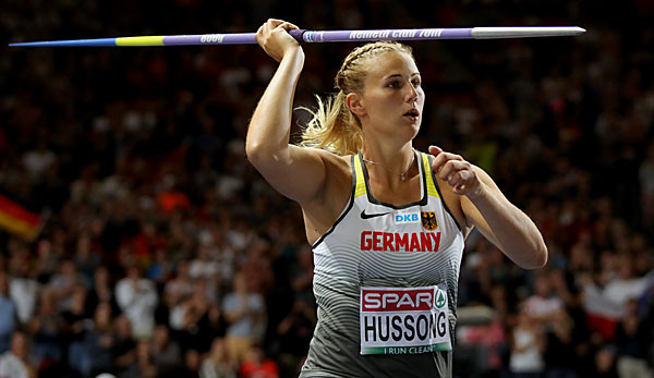 Christin Hussong ist eine deutsche Medaillenhoffnung im Speerwerfen.