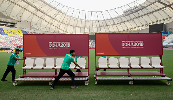 Im Khalifa International Stadium zu Doha wird die WM der Leichtathletik stattfinden.