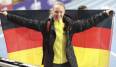 Dreispringerin Neele Eckhardt-Noack hat in ihrem ersten Finale bei einer Hallen-EM gleich die Bronzemedaille gewonnen.
