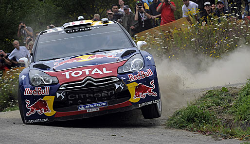 Sebastien Ogier stahl am zweiten Tag der Deutschland-Rallye seinem Sebastien Loeb die Show