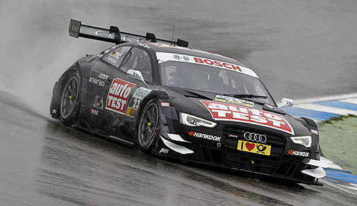 Audi-Pilot Timo Scheider sicherte sich die Pole Position vor BMW-Pilot Augusto Farfus