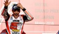 Marc Marquez sicherte sich in Japan seinen dritten MotoGP-Titel