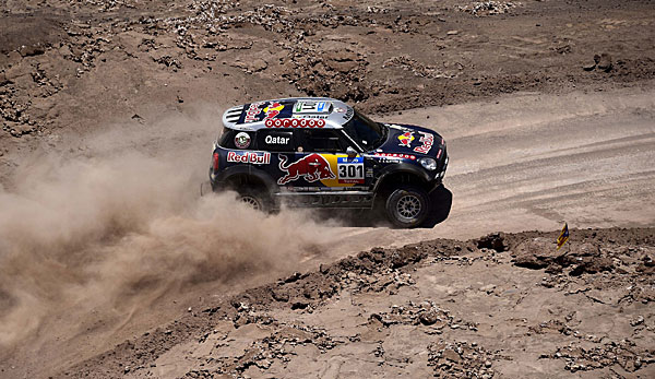 Nasser Al-Attiyah ist bei der Rallye Dakar nicht zu bremsen und steht vor dem Gesamtsieg