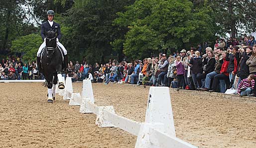 Reiter Matthias Alexander Rath und Pferd Totilas siegten beim Pfingstturnier in Wiesbaden