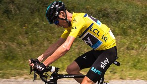 Christopher Froome verwies den Franzosen Romain Bardet auf den zweiten Platz