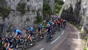 Die 9. Etappe der Tour de France führt durch das Schweizer Hochgebirge.
