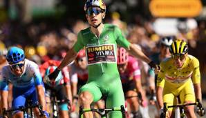 Wout van Aert holte sich in Lausanne auf der 8. Etappe der Tour de France den Tagessieg.