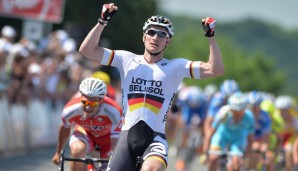 Andre Greipel führt das belgische Team Lotto-Belisol bei der Tour de France an