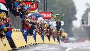 Lars Boom vom Team Belkin gewann die fünfte Etappe der Tour