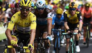 Julian Alaphilippe trägt auch bei der 12. Etappe der Tour de France das Gelbe Trikot.