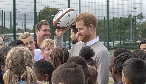 Prinz Harry ist dem Rugby-Sport sehr verbunden.