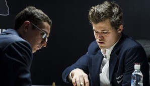 Wer darf gegen Magnus Carlsen ran? Fabiano Caruana (Li.) verschaffte sich eine Top-Ausgangslage
