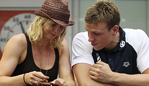 Britta Steffen (l.) und Paul Biedermann führen das DSV-Aufgebot bei der WM an