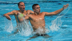 Bei dieser WM dürfen auch Männer beim Synchronschwimmen teilnehmen