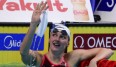 Katinka Hosszu holt ihre erste Goldmedaille bei der Heim-WM