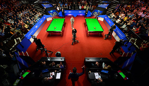 Das Crucible Theatre ist der Schauplatz der Snooker-WM.