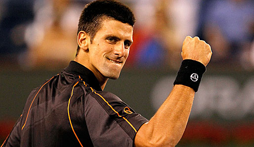 2011 in offiziellen Einzel-Matches noch ungeschlagen: Novak Djokovic