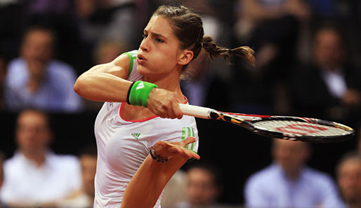 Andrea Petkovic bekommt den Medienhype um ihre Person deutlich zu spüren