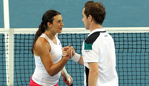 Marion Bartoli (l.) und Richard Gasquet setzten sich im entscheidenden Mixed durch