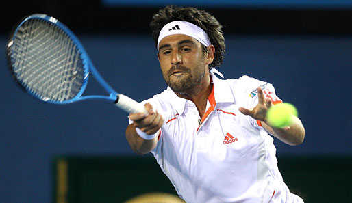 Marcos Baghdatis geht nicht gerade zimperlich mit seinen Rackets um