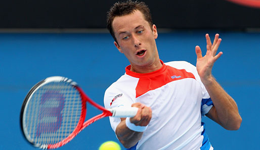 Philipp Kohlschreiber hat in Montpellier das Viertelfinale erreicht