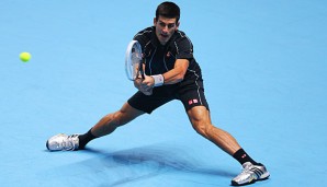 Novak Djokovic setzte sich im Halbfinale gegen Stanislas Wawrinka durch