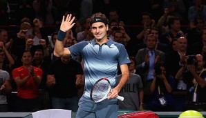 Roger Federer trifft nach dem Sieg gegen del Potro im Halbfinale auf Novak Djokovic