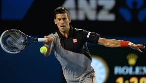 Novak Djokovic steht in Melbourne im Achtelfinale