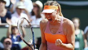 Maria Sharapova konnte sich im Finale gegen Simona Halep den zweiten French-Open-Titel sichern