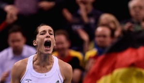 In einer dramatischen Partie bewies Andrea Petkovic Nervenstärke