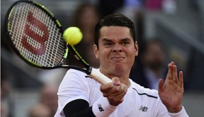 Milos Raonic - 2014 im Viertelfinale - kann in Paris nicht an den Start gehen