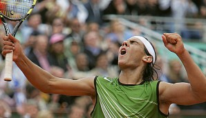 Zwei Tage nach seinem 19. Geburtstag gewinnt Rafael Nadal 2005 sein erstes Grand-Slam-Finale