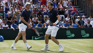 Andy Murray und sein Bruder Jamie haben allen Grund zum Jubeln