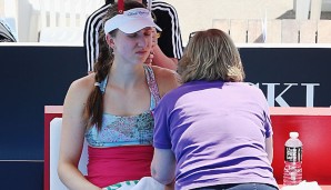Mona Barthel musste das WTA-Turnier in Hobart wegen einer Verletzung abbrechen