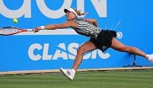 Angelique Kerber musste sich gegen Carla Suarez Navarro gehörig strecken