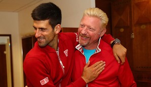 Boris Becker coachte Novak Djokovic zu sechs Grand Slam-Titeln